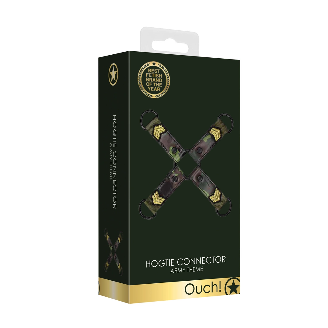 Shots Hogtie Connector Army Pattern Strong Bondage System