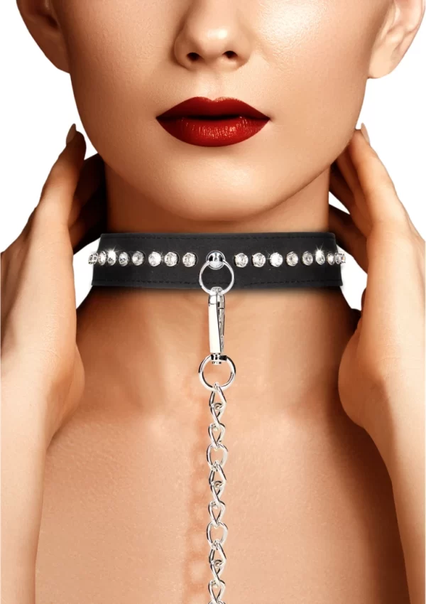 Ouch! Diamond Collection - elegancka obroÅ¼a z diamentowymi zdobieniami i smyczÄ…