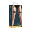 Ouch Halo Thigh Cuffs - Elegant Gold-Finish Leather Look