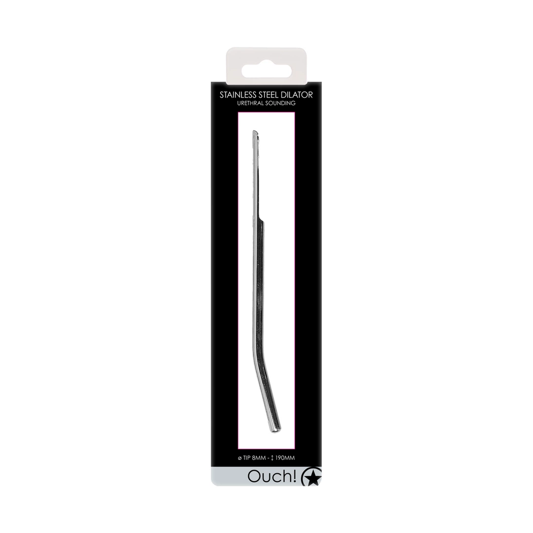 Mystim Stainless Steel Urethral Dilator 0.3/8 mm