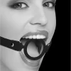 Master Series Silicone Adjustable Restraint Ring Gag Black