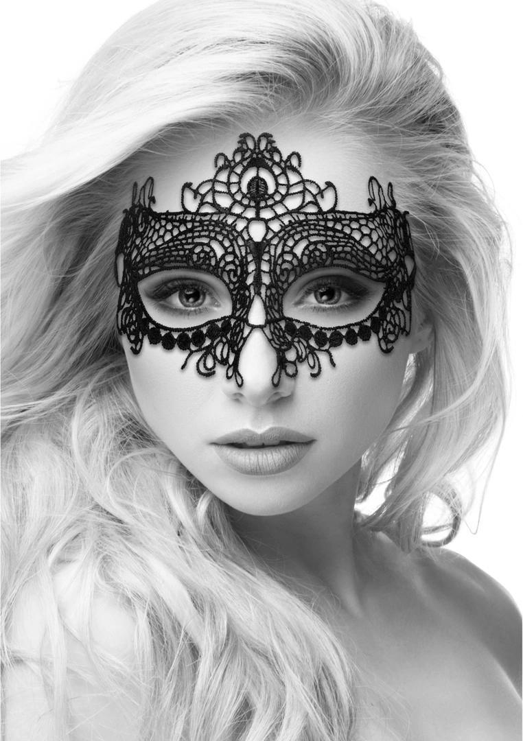OUCH! Queen Series Lace Mask - Black