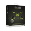 Ouch! Glow in the Dark Hand & Ankle Cuffs Set with Hogtie