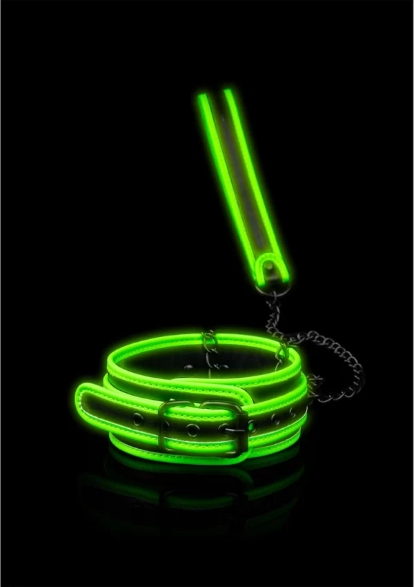 Ouch! Glow in the Dark zestaw obroÅ¼a i smycz