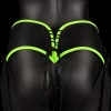 Ouch! Glow in the Dark uprząż z fluorescencyjnymi detalami