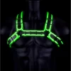 Ouch! Glow in the Dark szelki z klamrÄ… L/XL fluorescencyjne