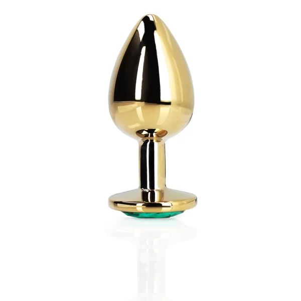 Ouch! Aluminium Intimate Jewel Plug Medium - Silver