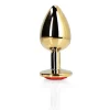 Ouch! Heart Gem Metal Plug Medium - Jewel Base
