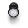 Ouch! Large Aluminium Intimate Plug with Round Gem Base
