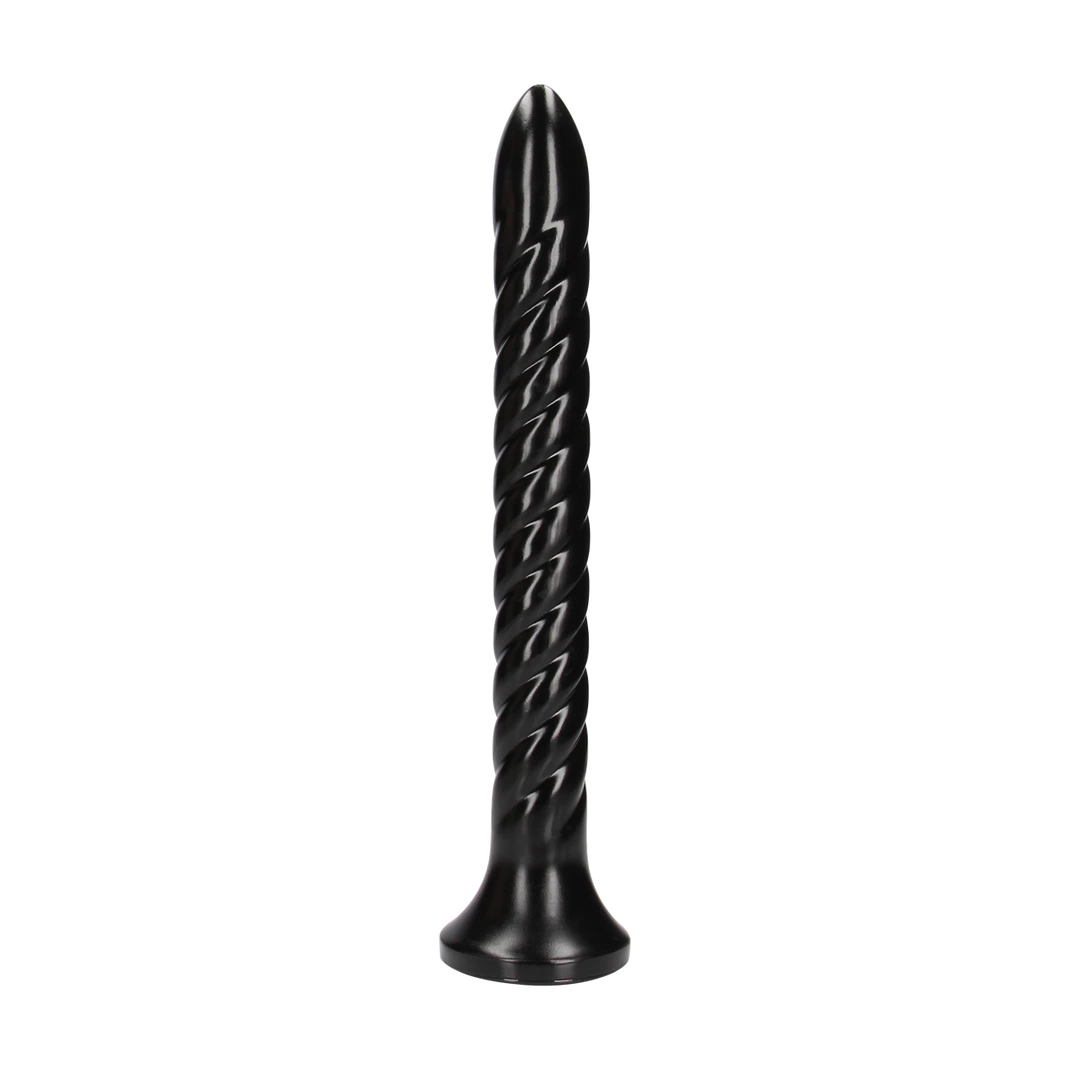 OUCH! Swirled Anal Snake 30 cm Flexible Intimate Trainer with Suction Cup