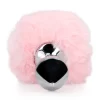 SINNER Gear Metal Intimate Plug with Pink Bunny Tail