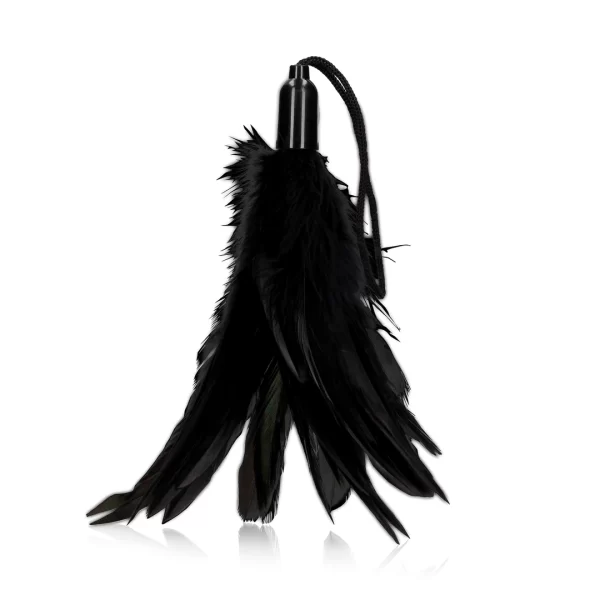 Shots Ouch! Small Feather Tickler - lekkie piorko dekoracyjne czarne