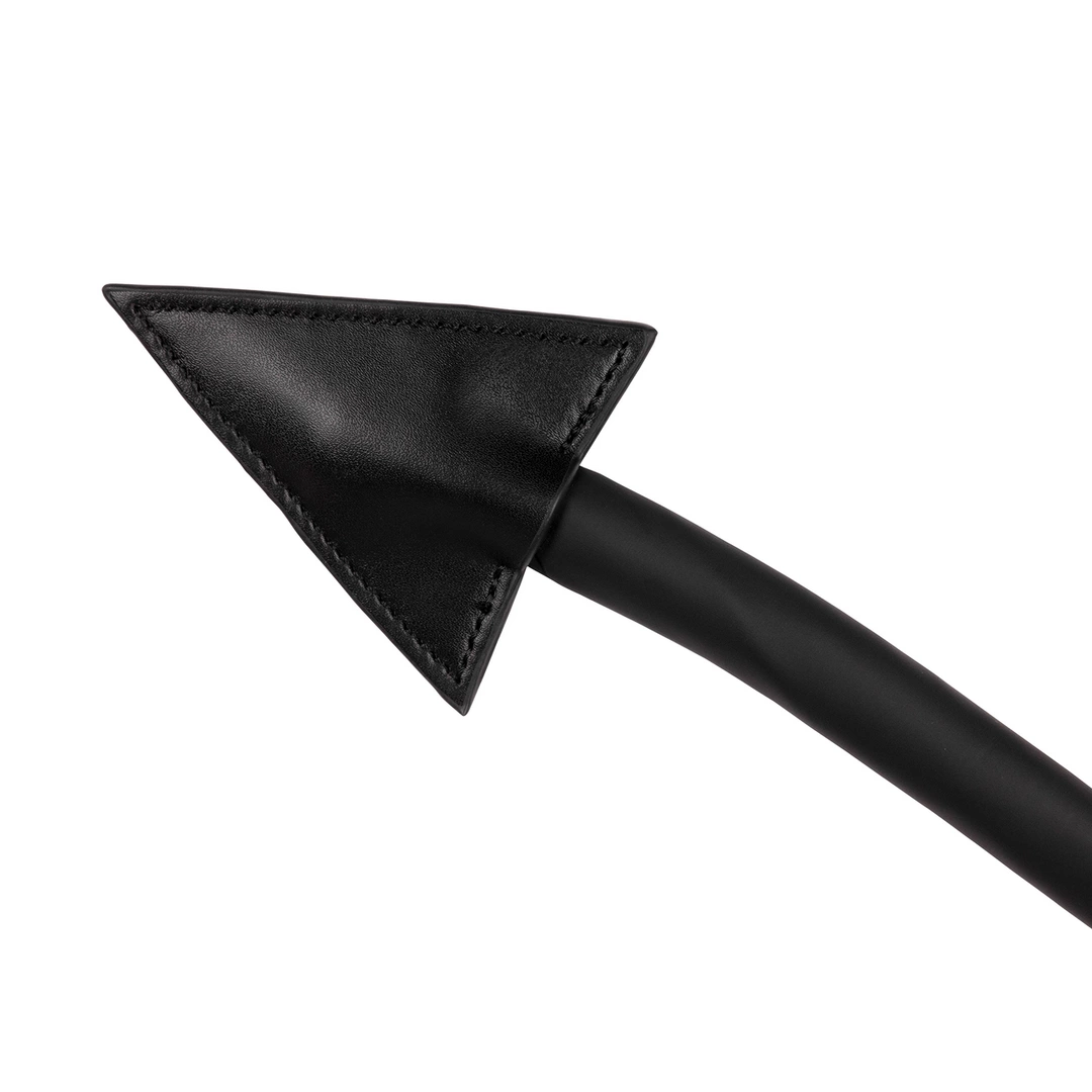 Sinner Gear Silicone Intimate Plug with Devil Tail Black 38 cm. Butt plug. See functions