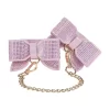 Ouch! Paris Collection kajdanki skorzane roÅ¼owe high fashion