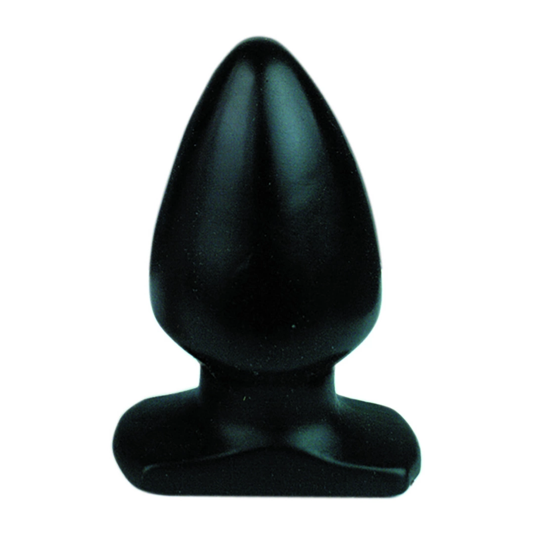 Buttplug and Joy Black - Anatomical Silicone Plug