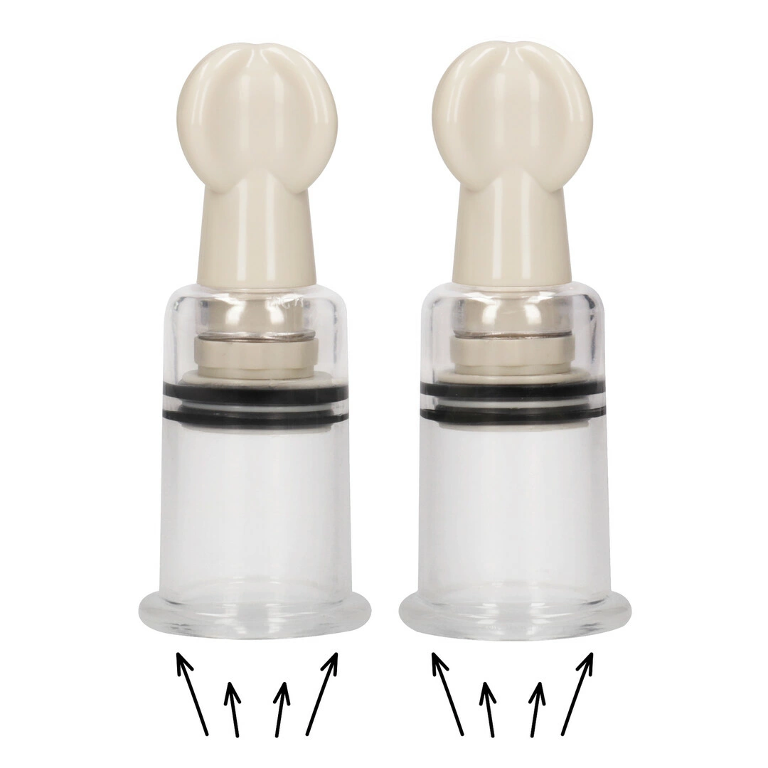 Shots Nipple Suction System Medium - Adjustable Vacuum Cups Set - Anelma Pumped by Shots Zestaw przyssawek prożniowych do stymulacji - tuote