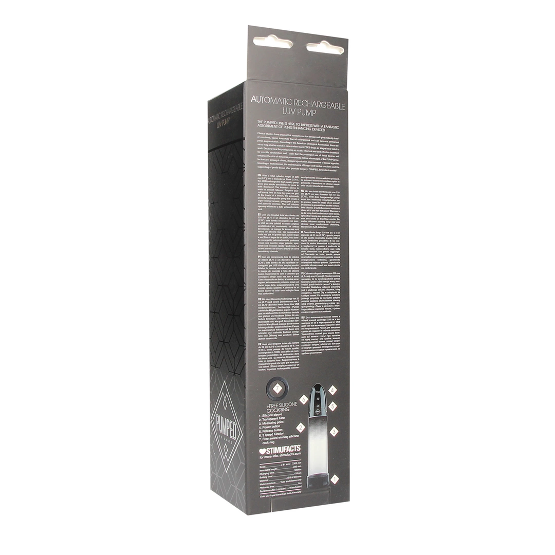 Shots Luv Pumped automatyczna pompka prożniowa USB 20 cm