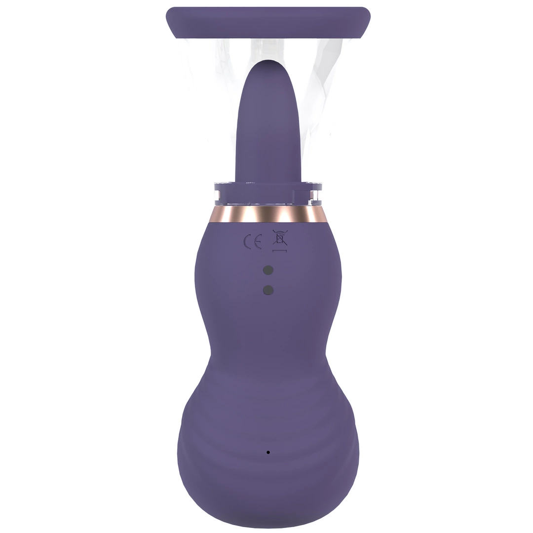 Sensual Rechargeable Intimate Vacuum System Purple