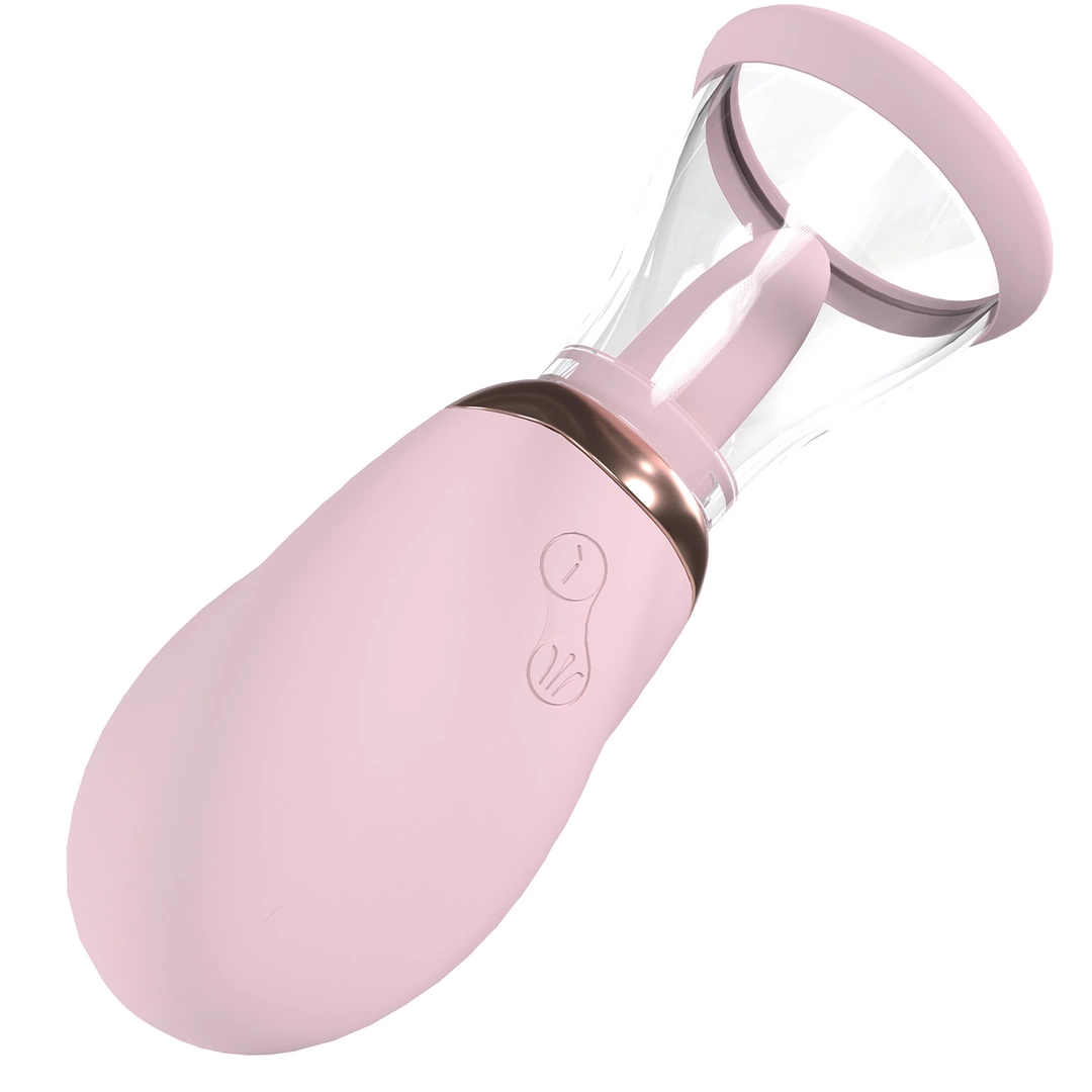 Shots BOOST Rechargeable Pink Intimate Vacuum Pump Set - Anelma Shots Boost Zestaw Intymny z Pompką Akumulatorową Rożowy