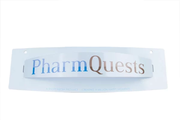 Sign Pharm Quest Decorative Silicone Brand Tag - Durable & Versatile