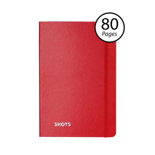 Shots Notebook Elegant Black A5 - Premium Hardcover Journal