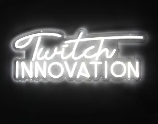 LED Neon Brand Sign Twitch Innovation - Decorative Wall Light EU Plug