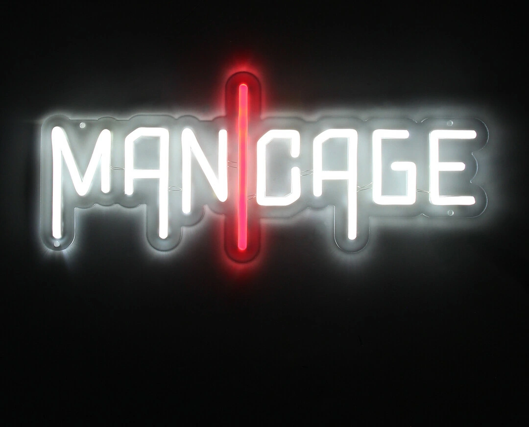 Mancage LED Neon Brand Sign - Decorative Wall Light