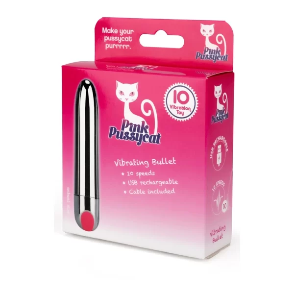 Pink Pussycat Silver Bullet - vibraattori
