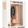 RealRock Vibrating Intimate Machine 18 cm with Scrotum