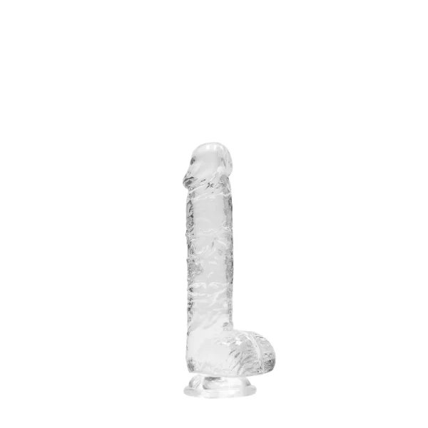 REALROCK Crystal Clear 17cm Anatomical Model with Suction Base - Anelma sextoys