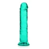 REALROCK Crystal Clear 8-inch Intimate Model with Suction Cup Transparent - Anelma sextoys