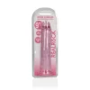 RealRock Crystal Clear 23 cm - Model z PrzyssawkÄ… - Anelma eroticshop