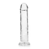 REALROCK Crystal Clear Intimate Device 9.8" With Suction Cup Transparent - Anelma sextoys