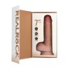 RealRock Prosty Model Wibrujący z Przyssawką 23 cm Flesh