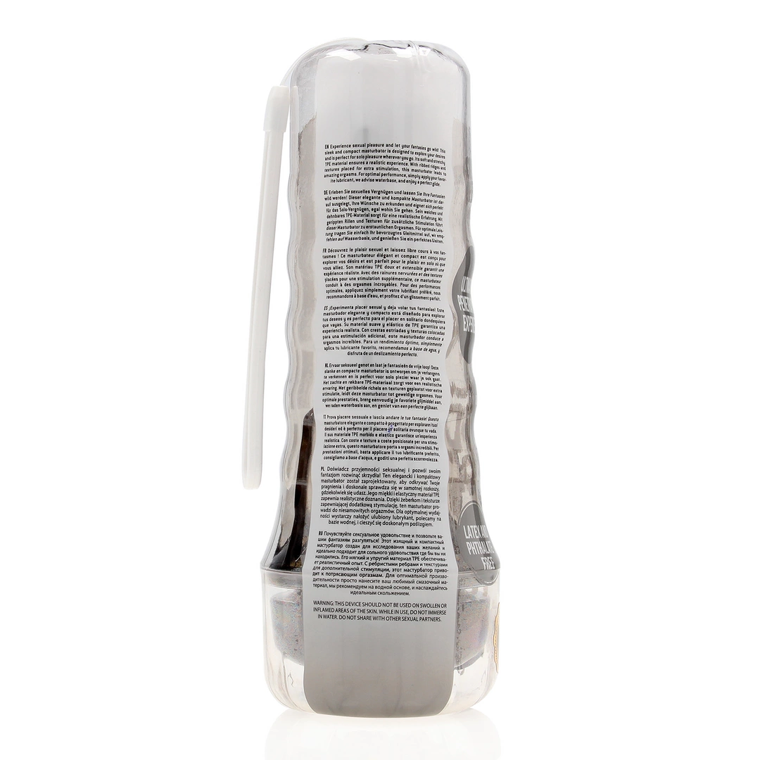 Easy Rider Black Intimate Stimulation Device Compact TPE. Automatic. Product details include functions
