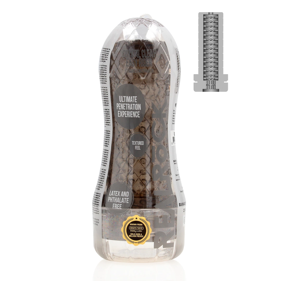 EasyToys Easy Rider Black - Compact Textured Intimate Device