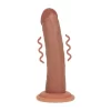 Dual Density Silicone Model Curved Vibrating z Przyssawką - realistinen malli