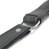 Red Leather Swift Martinet Black 75 cm - Skorzany Model z Rzemieniami