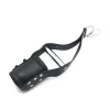 Red Leather Leather Suspension Cuffs Black Adjustable 17-24 - Anelma Red Leather Leather Suspension Cuffs Black Adjustable 17-24