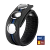 Red Leather Blue Leather Ring - Anelma sextoys