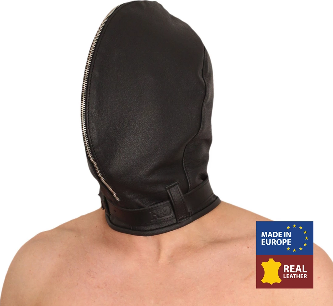 Red Leather Skorzana Kominiarka Black - Europejska JakoÅ›Ä‡