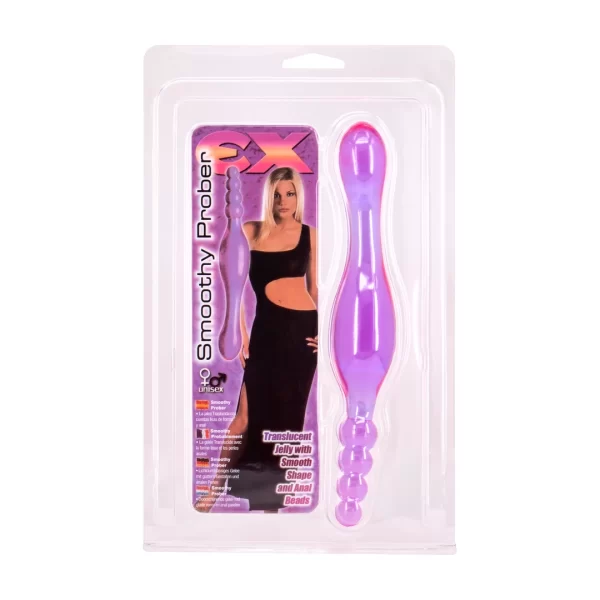 Seven Creations Korek anatomiczny + kulki silikonowe dwustronne