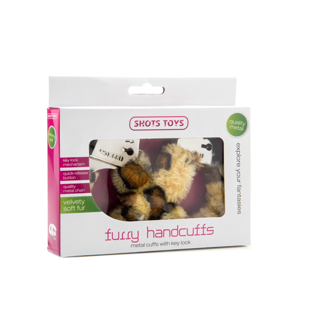 Ouch! Plush Furry Handcuffs - Adjustable Soft Cuffs