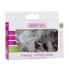 Ouch! Adjustable Metal Handcuffs with Safety Release