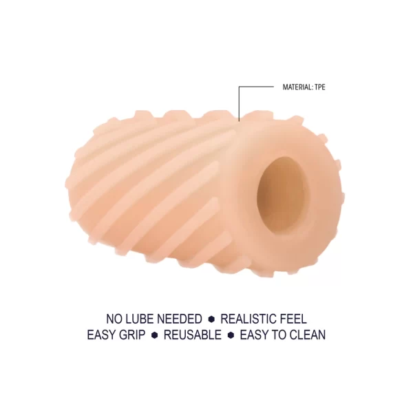 ..T. Onacup Self-Lubrication Pocket Device Transparent Compact S combines an ergonomic design for comfortable