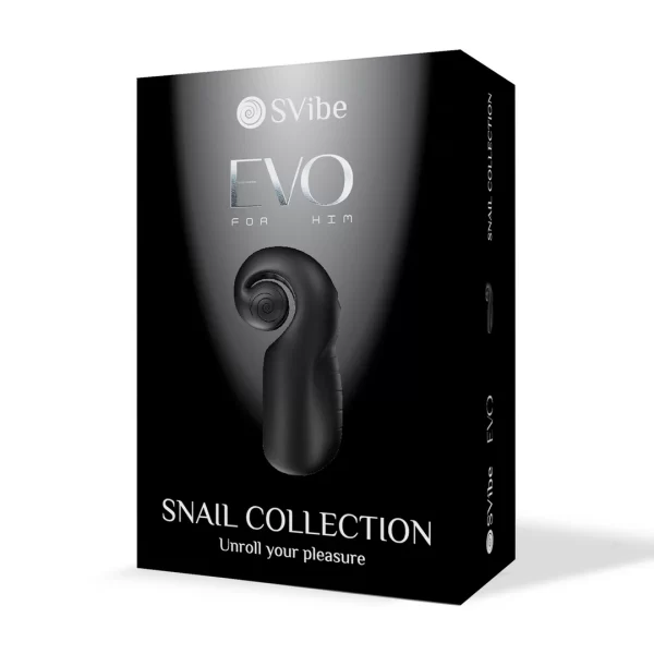 Snail Vibe EVO Intimate Machine Black combines waterproof construction and medical-grade silicone in a practical