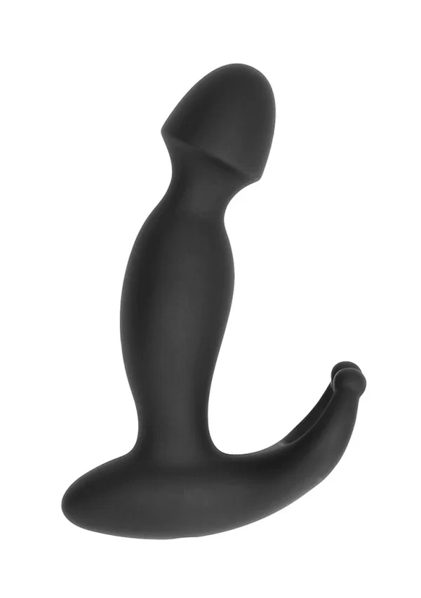 SONO No.65 Silicone P-Spot Massager with Dual Stimulation Black