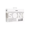 Ouch! No.80 Silicone Anal Plug Set 4 Sizes Ergonomic Base