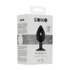 SONO No.91 Plug silikonowy z ruchomÄ… kulkÄ… czarny 9