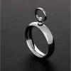 Mister B Donut Metal Ring with O-Ring 50mm Stainless Steel - Anelma sextoys
